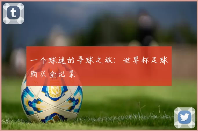 一个球迷的寻球之旅：世界杯足球购买全记录